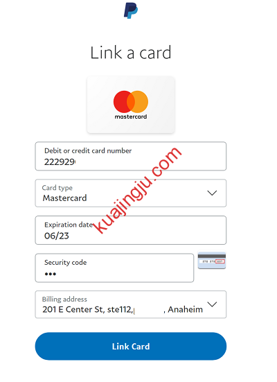 图片[7]-美国区PayPal账户绑定虚拟信用卡支付测试-跨境具