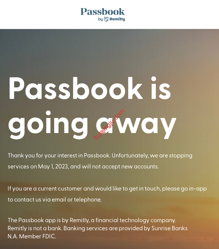 图片[1]-2021年Passbook美国银行最新开户指南-跨境具